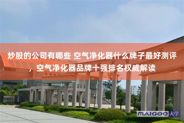 炒股的公司有哪些 空气净化器什么牌子最好测评，空气净化器品牌十强排名权威解读