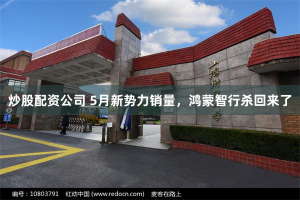 炒股配资公司 5月新势力销量，鸿蒙智行杀回来了