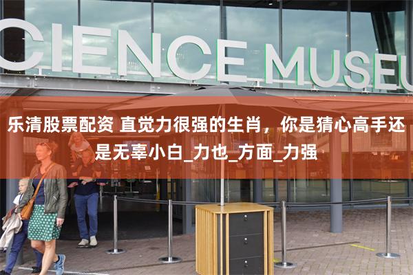 乐清股票配资 直觉力很强的生肖，你是猜心高手还是无辜小白_力也_方面_力强